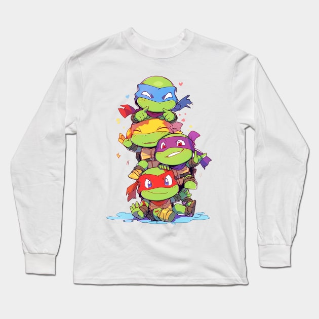 tmnt Long Sleeve T-Shirt by skatermoment